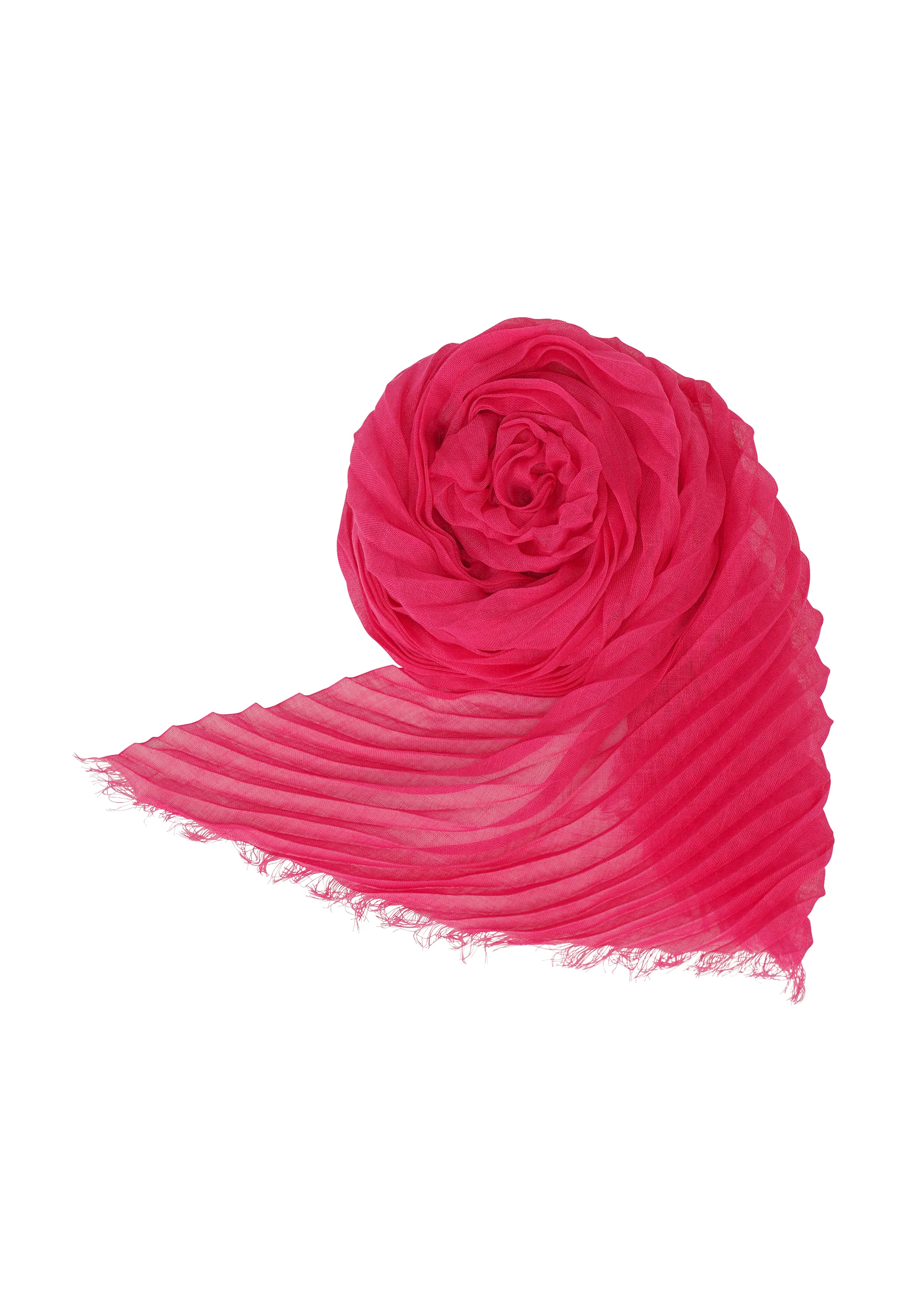 FEATHER RAMIE PLEATS STOLE - Image 3