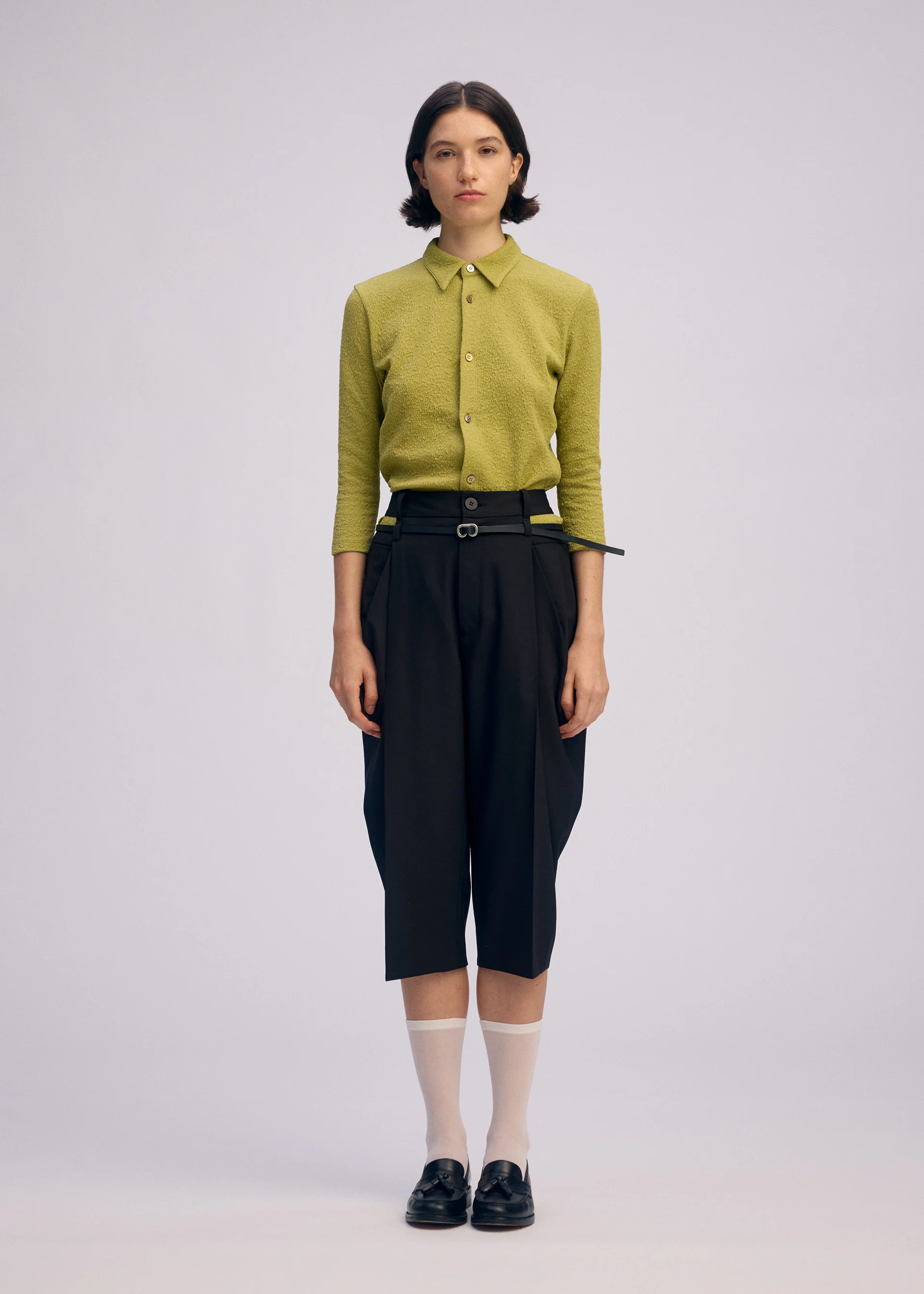 BELTED WOOL PANTS - Image 7