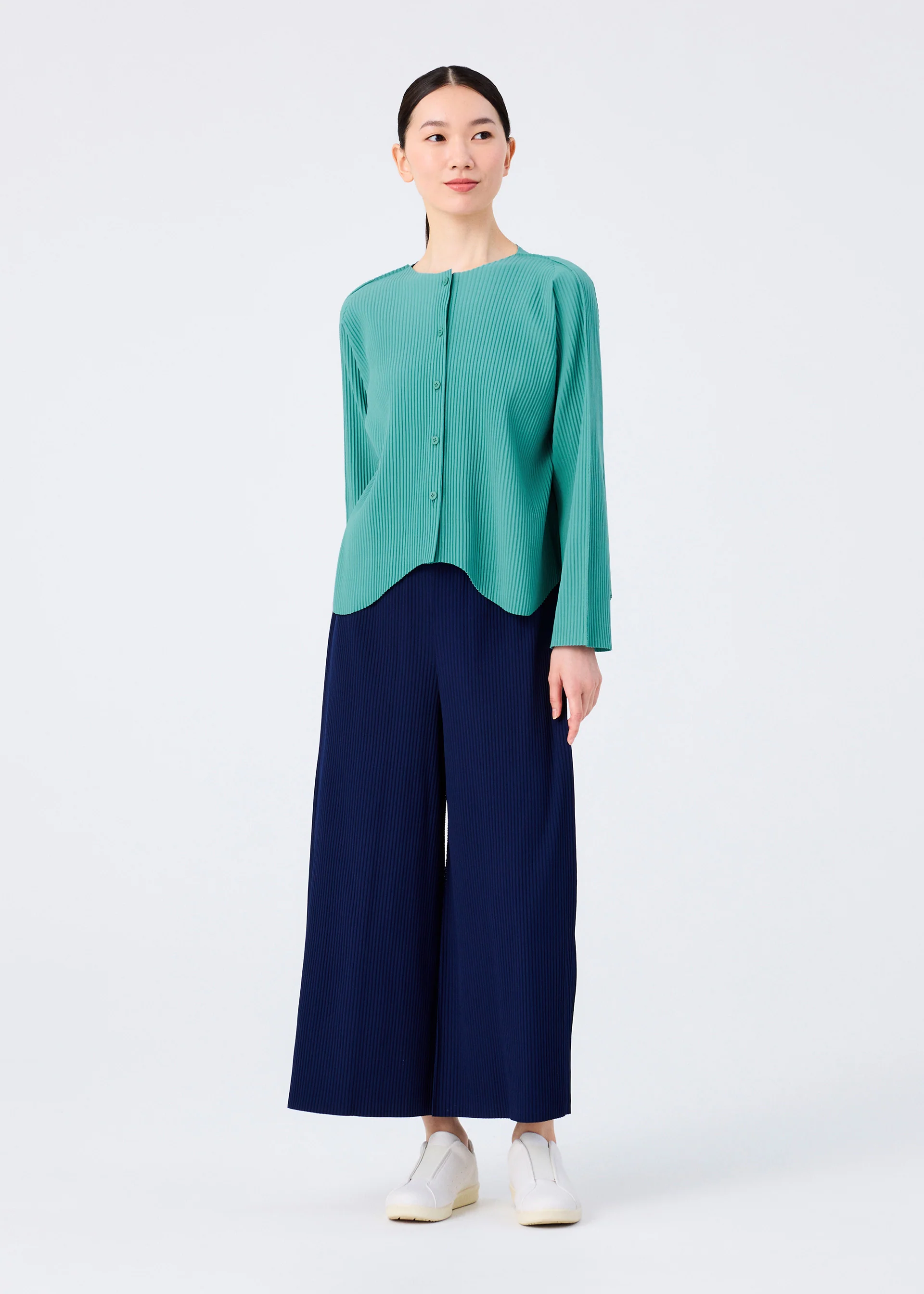 FINE KNIT PLEATS BOTTOM 1 - Image 6